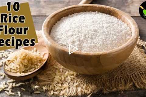 10 Rice Flour Recipes | Rice Flour Indian Recipes Collection | 10 Best Indian Snacks with Rice Flour