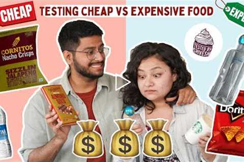 EPIC😂😱 Can We Guess CHEAP vs EXPENSIVE ? HILARIOUS Food Challenge | Tested By Shivesh