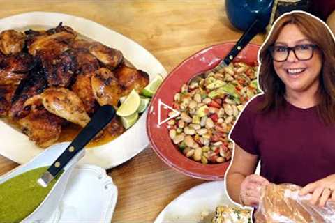 How to Make Peruvian-Style Chicken with Pepper-Herb Sauce & Peruvian-Style Bean Salad | Rachael ..