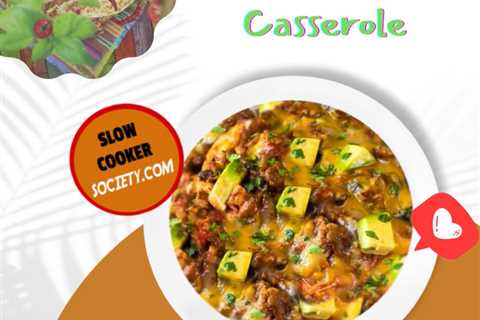 Slow Cooker Taco Casserole