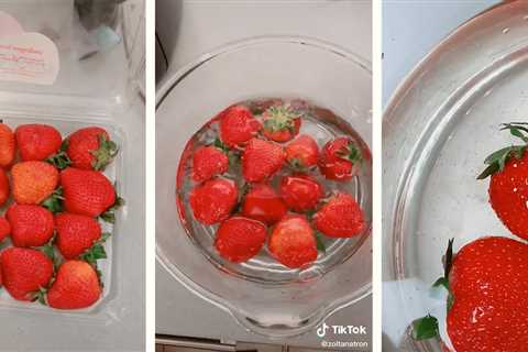 We Tried Soaking Our Strawberries in Salt Water and the Results Were Pretty Gross