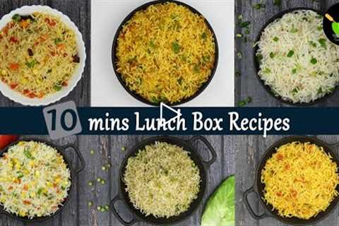 10 mins Lunch Box Recipes| Indian Lunch Box Ideas| Quick & Instant Lunch Box Recipes - Leftover ..