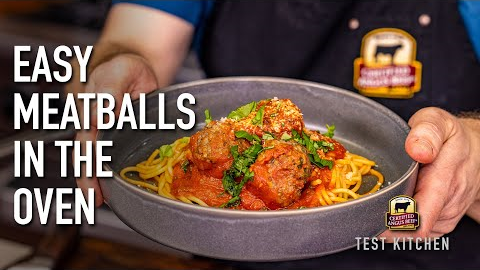 Classic Italian Meatballs in the Oven Recipe