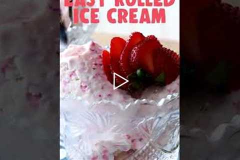 Make rolled ice cream at home #shorts