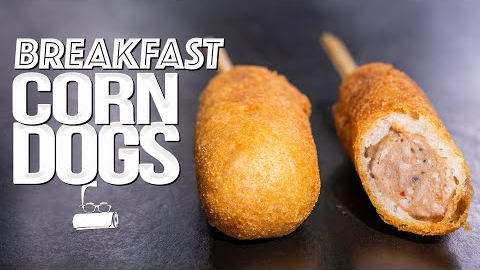 SWEET & SAVORY BREAKFAST CORN DOGS | SAM THE COOKING GUY