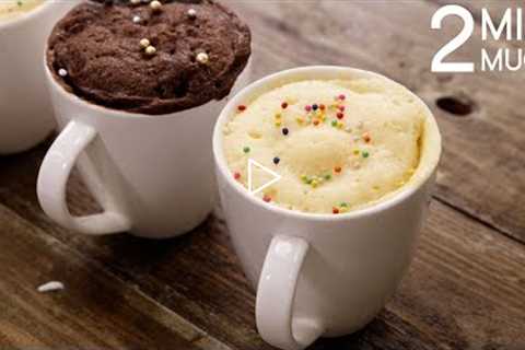 2 Min Mug Cake Recipe - Super Soft & Rich Eggless Microwave Cakes - CookingShooking