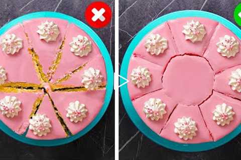 CAKE CUTTING | Genius Cooking Hacks And Fast Food Ideas For Every Meal
