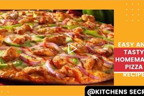 Easy and tasty homemade pizza| Delicious and healthy|cooking video