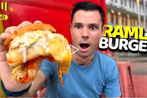 Eating Malaysia's FAMOUS RAMLY BURGER - World's best street food? 🍔