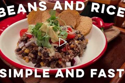 Simple and Delicious Black Beans and Rice - Mo's Meals & Munchies! - DrakeParagon Sailing