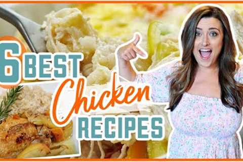 6 Easy Chicken Recipes That Will KNOCK YOUR SOCKS OFF! | Cook Clean And Repeat