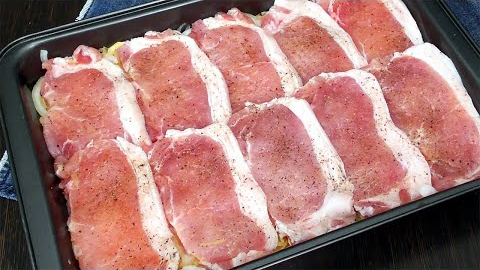 Incredibly delicious and quick recipe for meat in the oven! Simple ingredients! Quick dinner! Tasty!