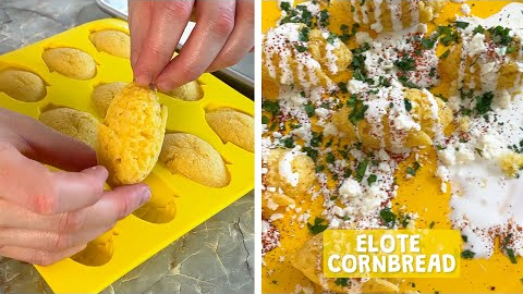 It’s Corn! Try these Eloté Pop-Cornbreads - a big lump with knobs!