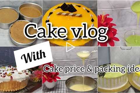 Cake vlog | Cake day | Cake Price and Packing ideas for beginners| Cake orders | Cake vlog in Tamil