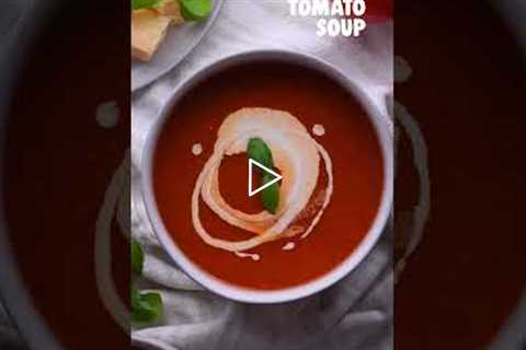 Quick and Easy Tomato Soup Recipe #shorts