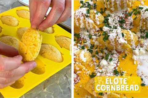 It’s Corn! Try these Eloté Pop-Cornbreads - a big lump with knobs!