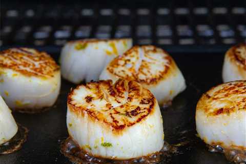 Grilling Scallops on a Hot Grill
