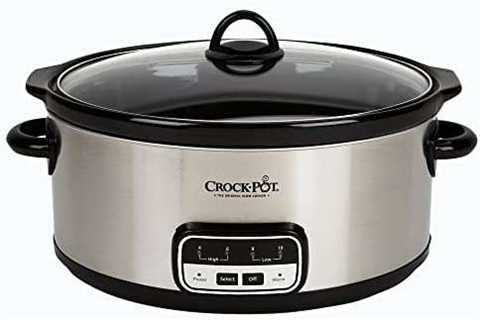 Crock-Pot SCCPVR700SA 7-Quart Smart-Pot Slow Cooker – Brushed Stainless Steel