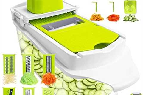 Sedhoom Direct Mandoline Slicer for Kitchen, Vegetable Slicer, 21 in 1 Kitchen Slicer for..