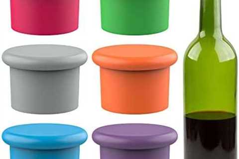 Silicone Wine Stoppers – Replace a cork – Airtight seal on Wine Bottles – Reusable Beer Bottle..
