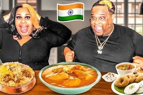 Trying Indian Food FOR THE FIRST TIME MUKBANG | LIFE UPDATE WITH @Shad & Des