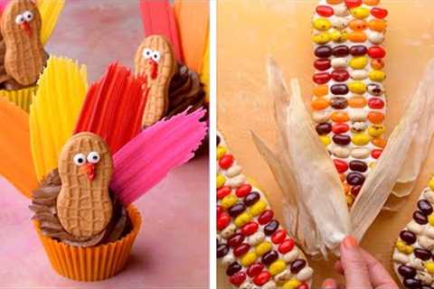 Gobble up these fall cupcakes! 🦃🌽🍁