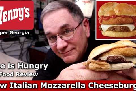 Wendy’s® New Italian Mozzarella Cheeseburger Review | Joe is Hungry 🍔🍔🍔