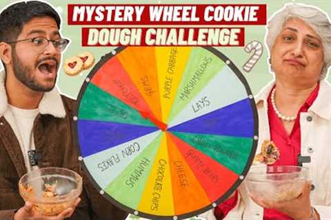 CRAZY MYSTERY WHEEL COOKIE DOUGH CHALLENGE WITH MOM 😱 | Christmas Special Video 🌲| Fun Challenge🤗