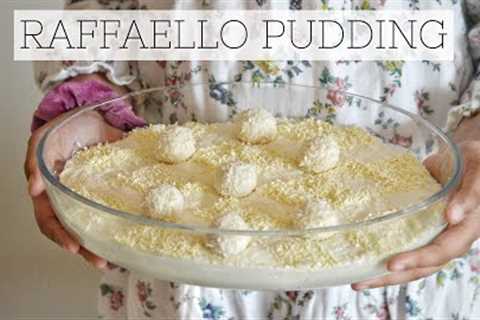 RAFFAELLO PUDDING | One of the best desserts I ever had!!! EASY dessert recipe