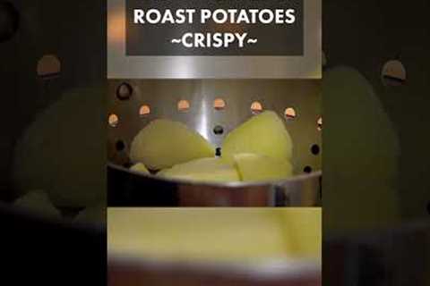 Making Your Christmas Roast Potatoes Extra Crispy #Shorts