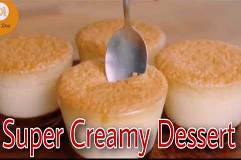 Super Creamy Dessert | No Cream Cheese| No Condense Milk | No Gelatine | Easy Dessert 2 Make At Home