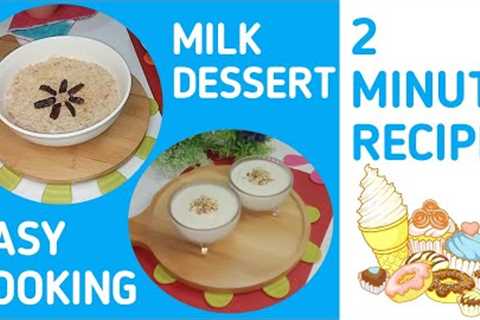 Dessert Recipes | 10 Minutes Easy Milk Desserts | No Condensed Milk | No Bake |