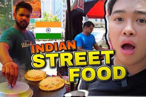 [ENG SUB] MUMBAI STREET FOOD! FIRST TIME EATING! This is EXTREME!