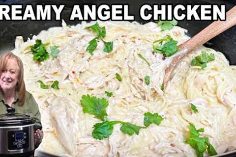 CREAMY ANGEL CHICKEN Crockpot Recipe