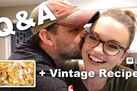 Cooking & answering YOUR questions! | Vintage Recipe!!