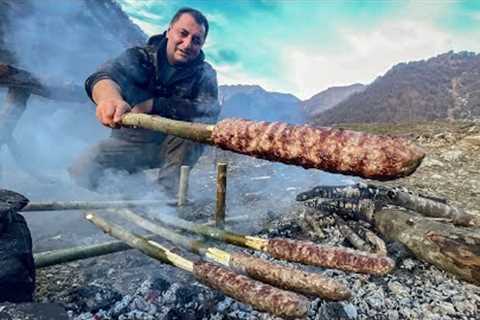 I Went to the Mountains to Cook Juicy Kebab Like Our Forefathers! Relaxing Nature Cooking