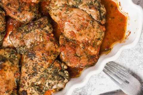 Easy Oven Baked Chicken Thighs