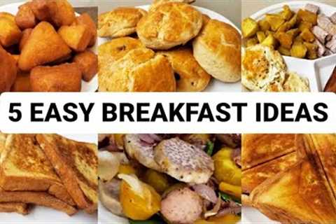 5 EASY AND QUICK  BREAKFAST IDEAS |SIMPLE YET DELICIOUS BREAKFAST RECIPES|COOK WITH ME