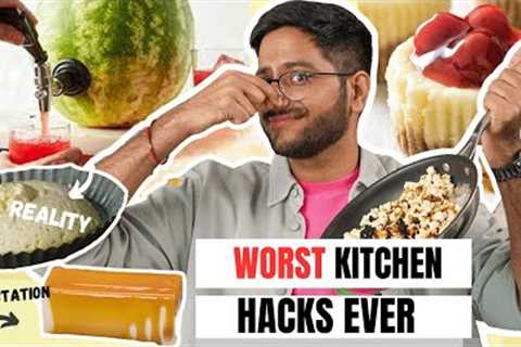 WORST RATED KITCHEN HACKS I’VE EVER TRIED | WEIRDEST KITCHEN HACKS EVER😂😂 | COMPILATION VIDEO