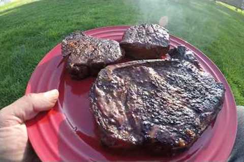 How to GRILL the PERFECT STEAK on a cheap CHARCOAL grill