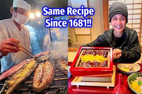 300 Year EEL Restaurant!! JAPANESE FOOD - Secret Recipe in Yanagawa, Japan!