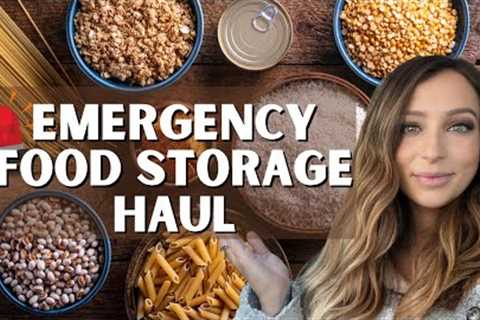 Emergency Food Storage Haul | Inflation Proof Pantry