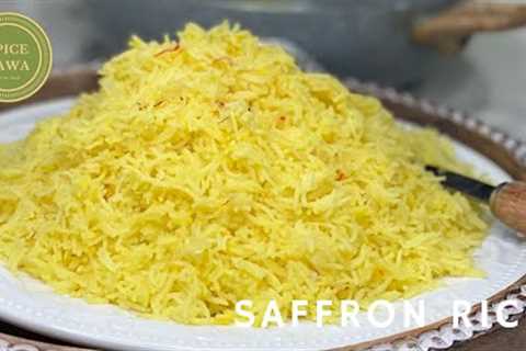 The EASIEST Saffron Rice Recipe | Arabic Style