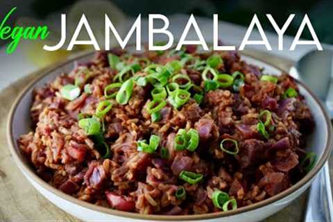 Plant-Based Jambalaya ❤️ The perfect one-pot vegan meal!