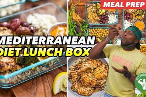 Meal Prep: Mediterranean Diet Red Pepper Chicken Lunch Box