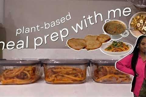 meal prep with me episode 5 | plant-based/vegan eats | breakfast, lunch, dinner + snack ideas