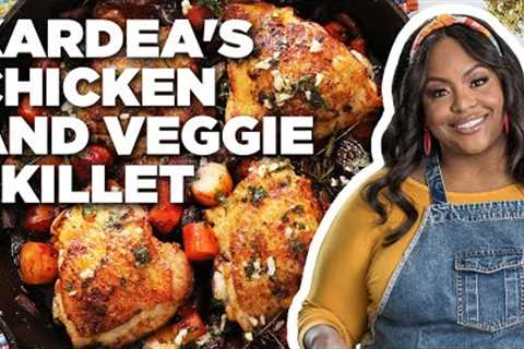 Kardea Brown''s Chicken and Veggie Skillet | Delicious Miss Brown | Food Network