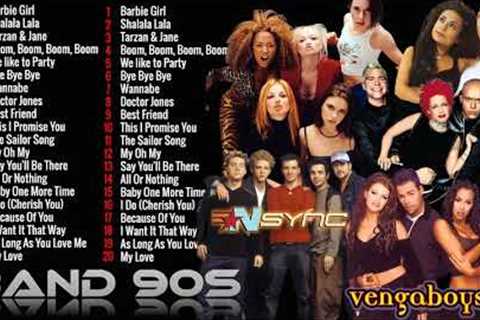 Spice Girls, Britney, NSYNC, Aqua, Vengaboys, Toy Box, Backstreet Boy, WestLife