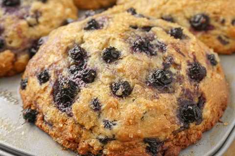 Bakery Style Blueberry Muffins