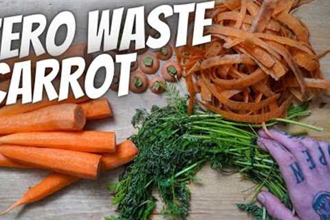 Zero waste cooking using every part of your carrots